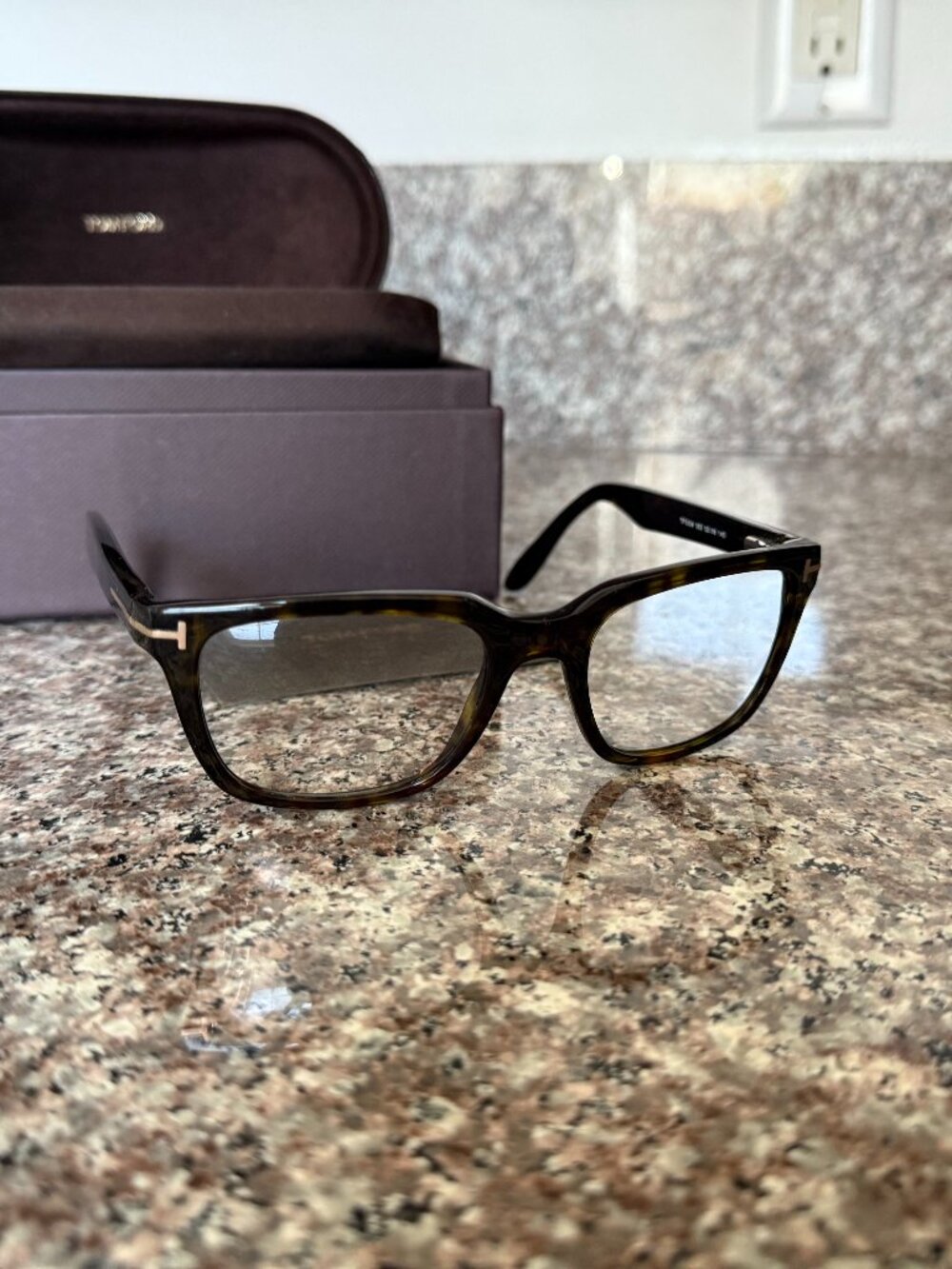 Tom Ford SQUARE OPTICAL FRAME (dark havana)